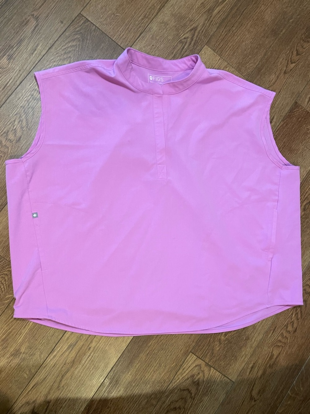 FIGS Rafaela Bright Purple Mock-Neck Top 4XL